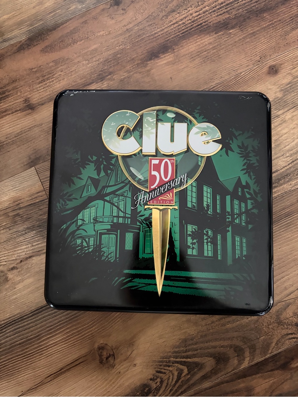 Clue 50th Anniversary Collector's Tin - Green & Black